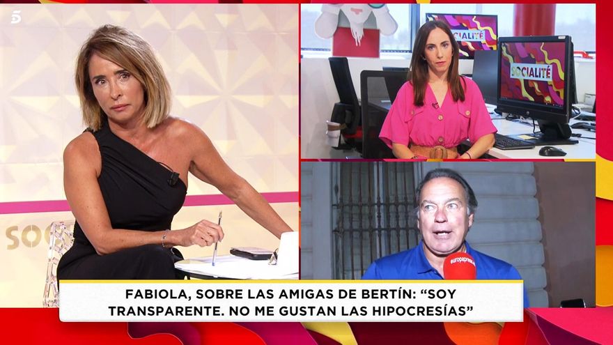 María Patiño tuvo una "conversación complicada" con Bertín Osborne por Encarna Navarro: "Se enfadó mucho"
