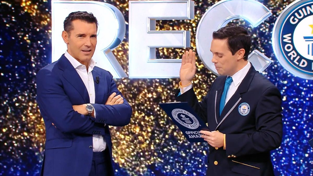 Jesús Vázquez tiene su propio hito: 'La noche de los récords' terminó en Telecinco con sorpresa para él