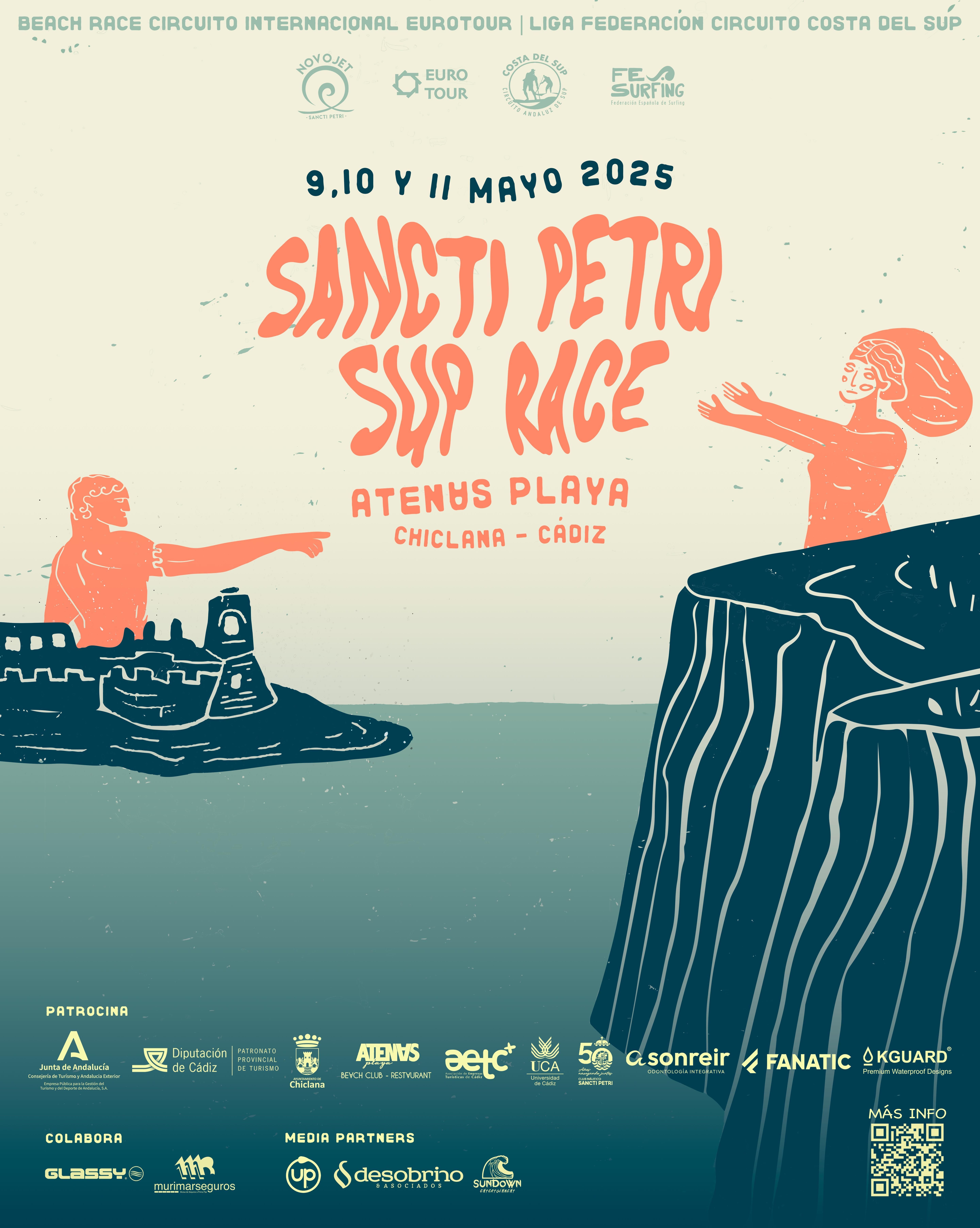 Cartel de la 5ª edición de la Sancti Petri SUP Race