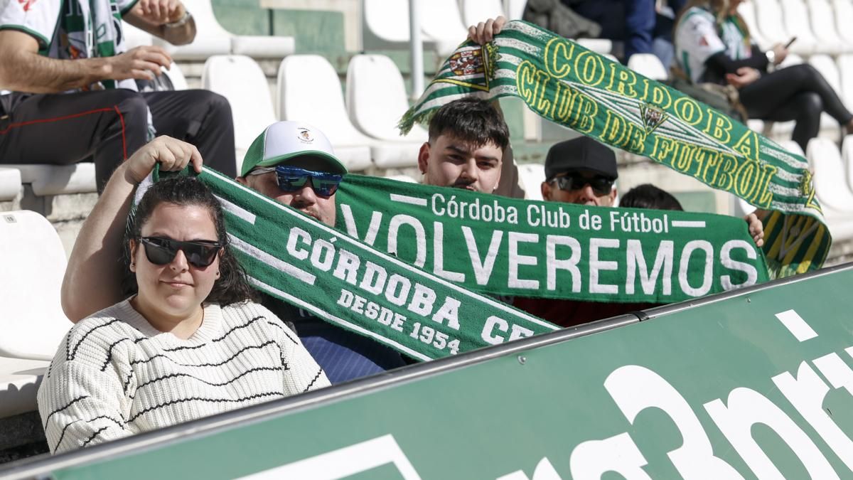 Grada Blanquiverde del Córdoba CF - CD Leganés