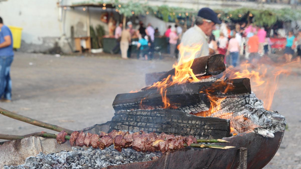 Espetada popular en Madeira