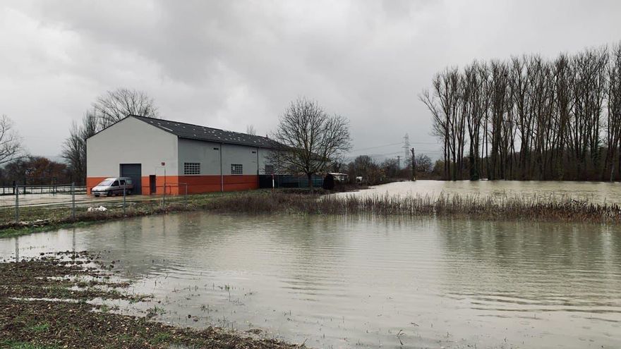 Zonas inundadas en Asteguieta