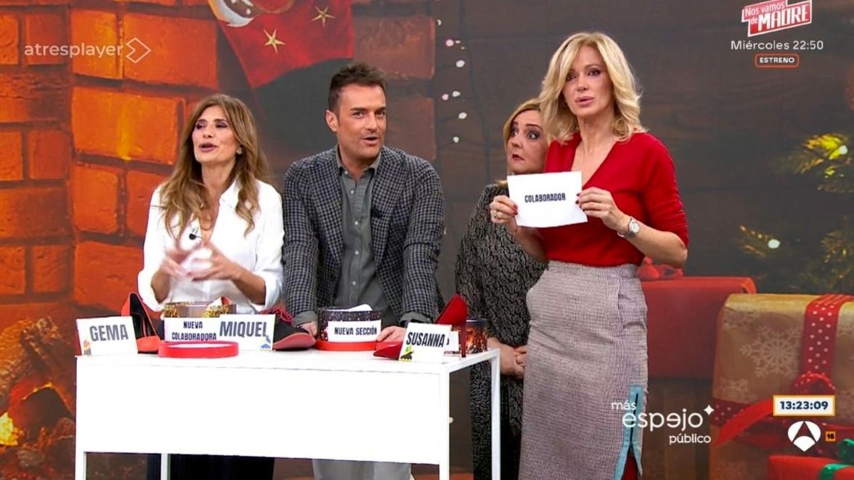 Gema López, Miquel Valls, Pilar Vidal y Susanna Griso, en 'Espejo Público'