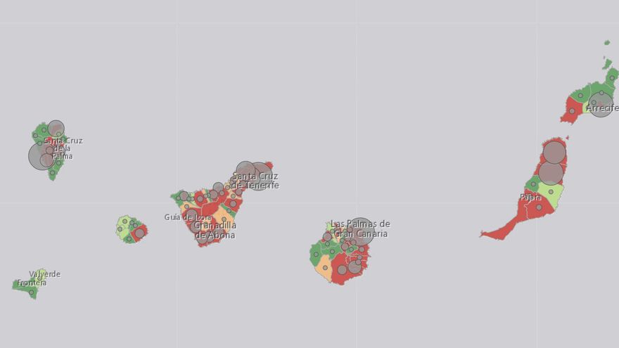Canarias, un mes con la incidencia estancada