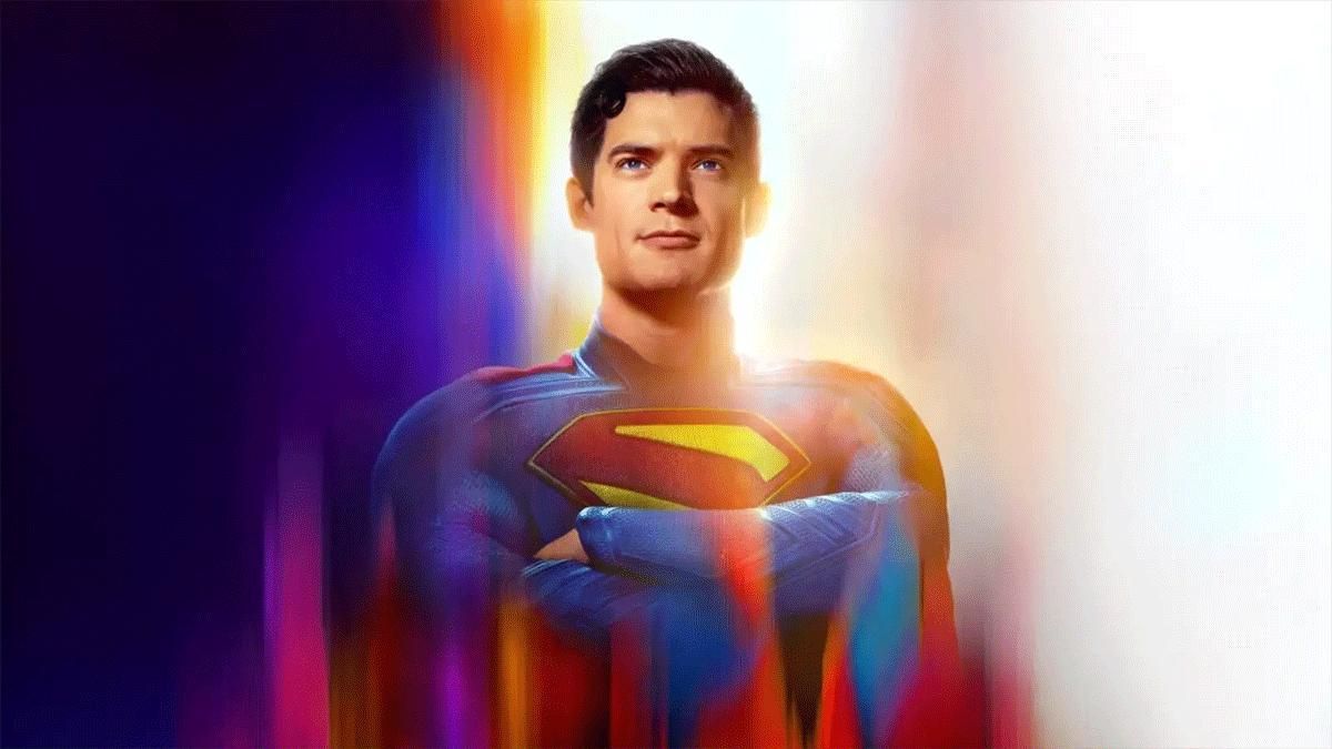 El Superman de David Conrenswet en la película de James Gunn en 2025.
