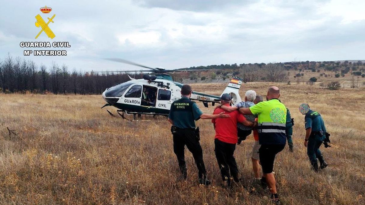 Encuentran a un hombre de 86 años a cuatro kilómetros de su casa y es evacuado en helicóptero al Hospital de León