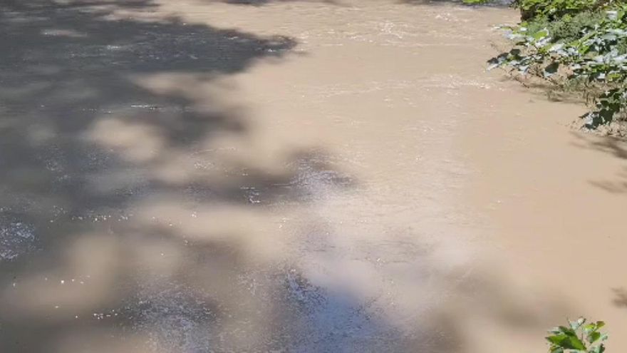 Agua turbia en Jaén