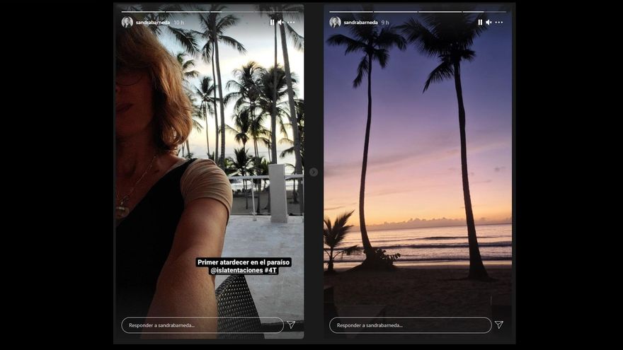 Primeras fotografías de Sandra Barneda desde República Dominicana