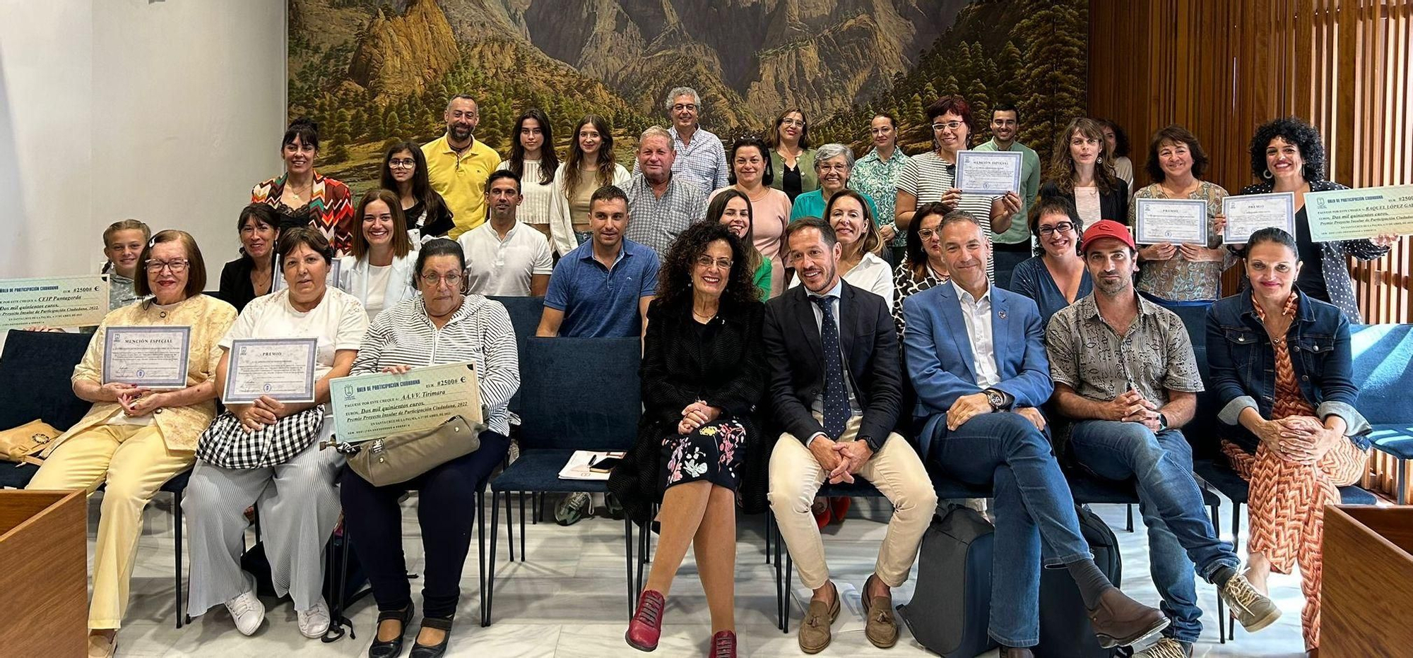 Acto de entrega de los premios de Participación Ciudadana.