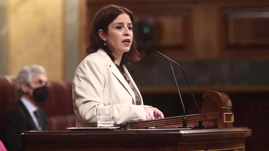 La portavoz parlamentaria del PSOE, Adriana Lastra