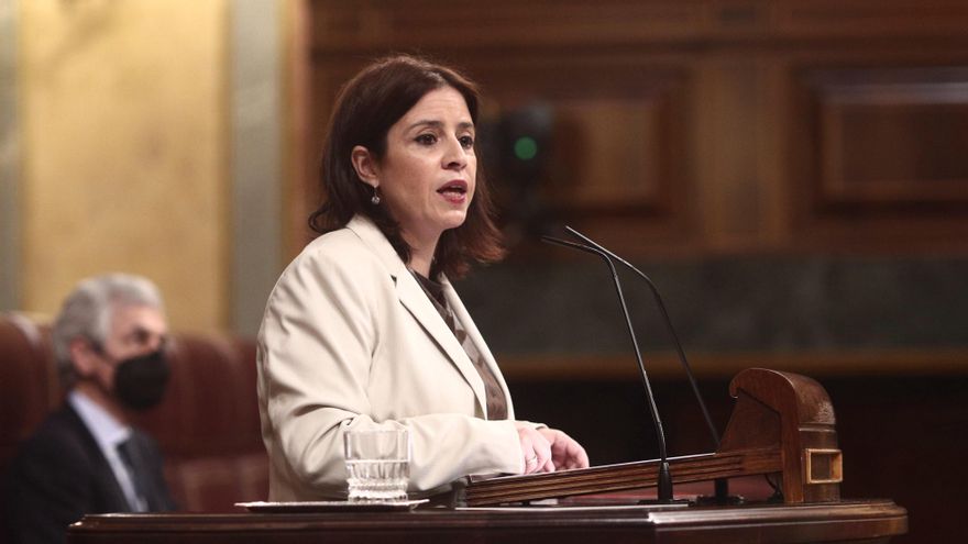 La portavoz parlamentaria del PSOE, Adriana Lastra