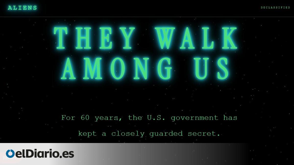 La Casa Blanca estrena una web que compara a los migrantes con extraterrestres: "Caminan entre nosotros"