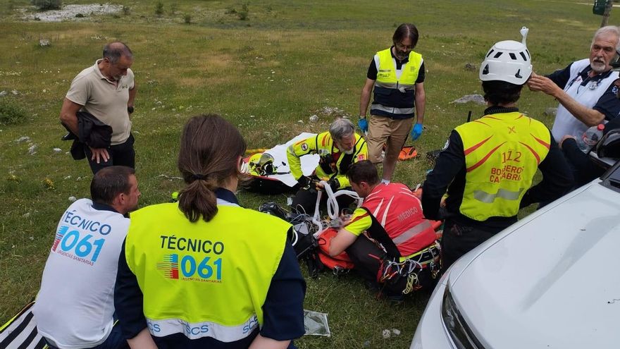 Muere un alemán de 74 años mientras caminaba por el circo glaciar de Fuente Dé, en Picos de Europa