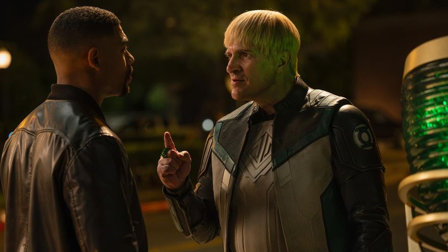 John Stewart y Guy Gardner en 'Linternas'