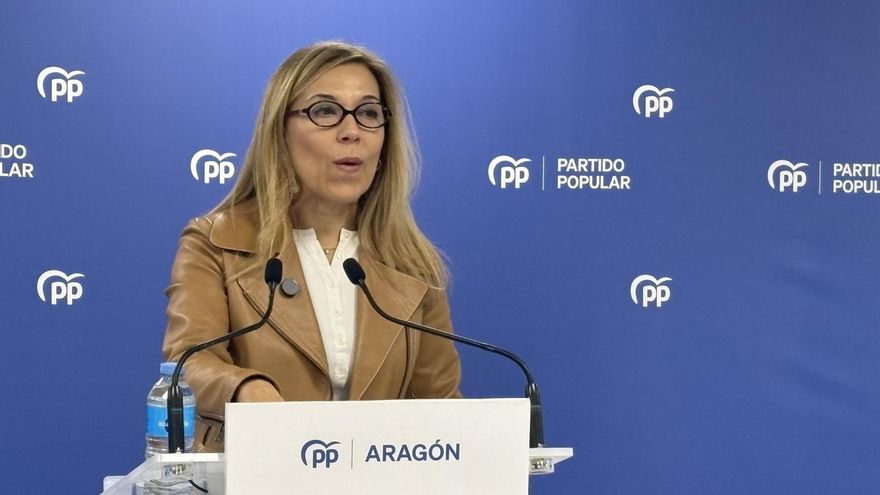 La secretaria general del PP Aragón, Ana Alós, en febrero de 2026