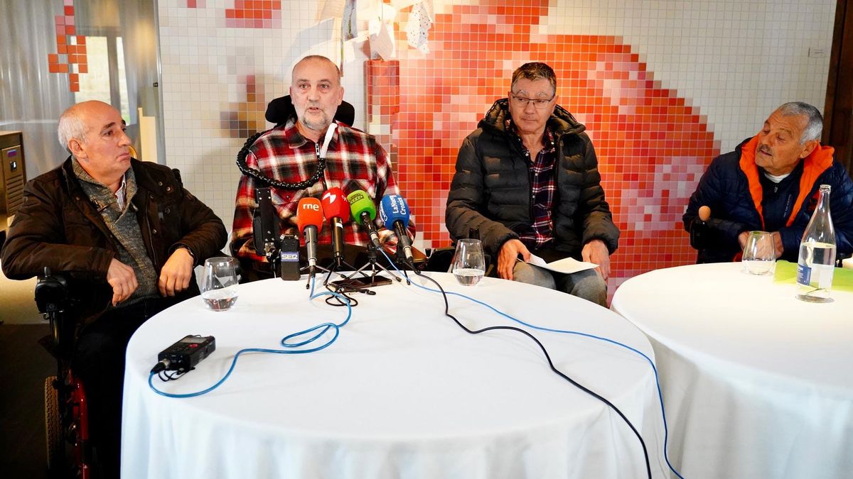 Celerino Pellitero, Urbano González, Juan Ignacio López y Antidio Antón.