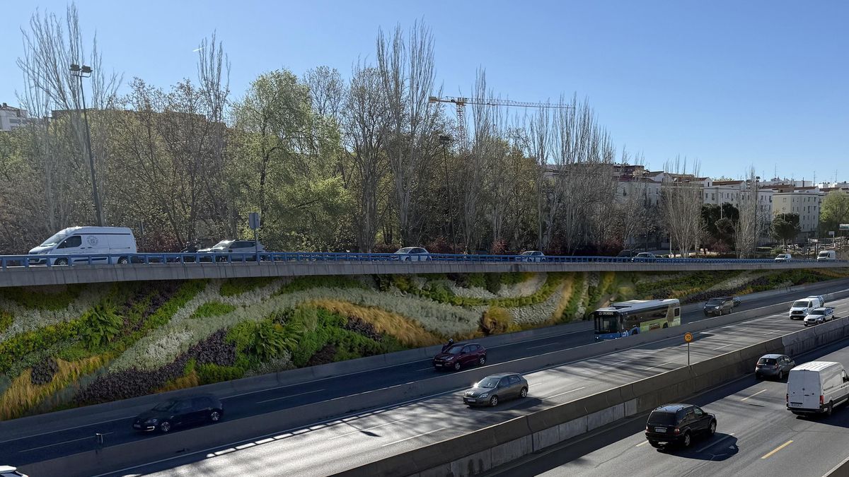 Recreación de los jardines verticales a la altura de Ventas