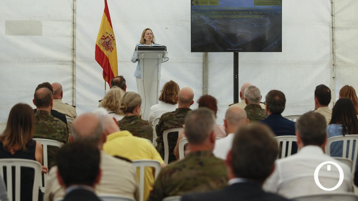 Acto de entrega de las obras de urbanización y vallado de la Base Logística del Ejército de Tierra