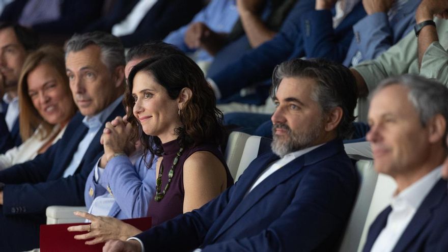 Isabel Díaz Ayuso durante la clausura la Jornada Agraria organizada por la Asociación Agraria de Jóvenes Agricultores de Madrid (ASAJA).