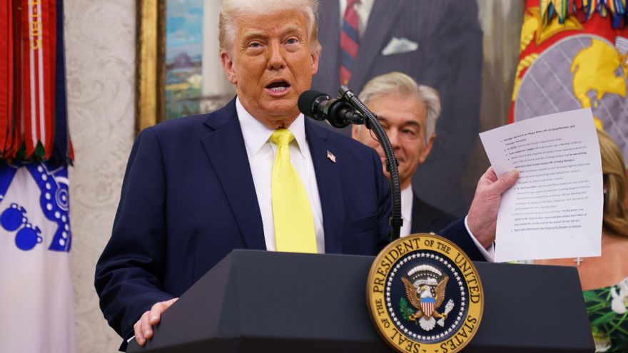 Trump dice ver "entusiasmo" de Rusia y Ucrania por la paz y confía en "conseguir" arreglo