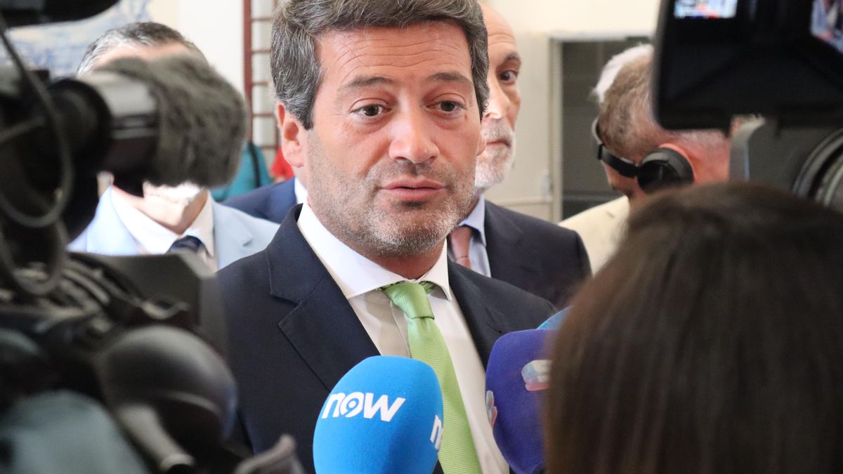 El líder del partido de extrema derecha portugués Chega, André Ventura. EFE/ Laia Mataix Gómez