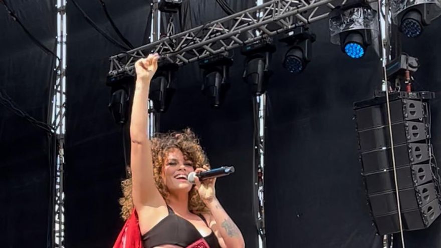 La artista canaria Mel Ömana en el Gran Canaria Live Fest