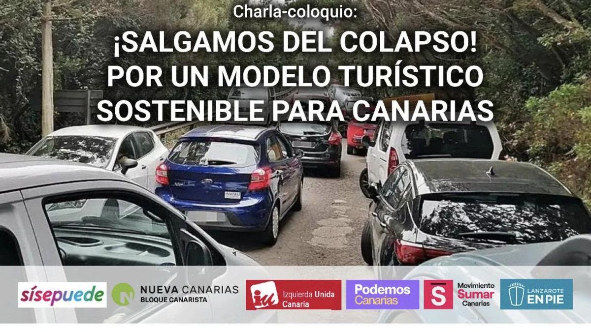 La izquierda canaria se reunirá en un acto en Tenerife para hablar del modelo turístico