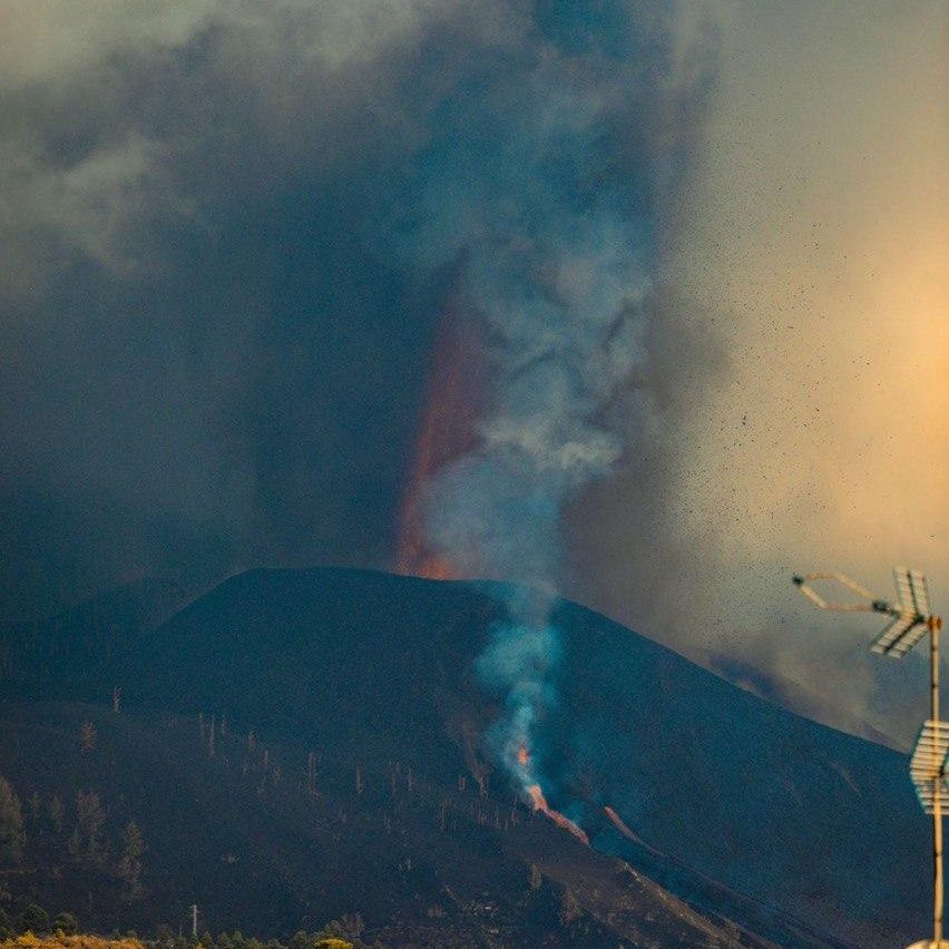 El volcán de La Palma. / FOTO: José Bringas