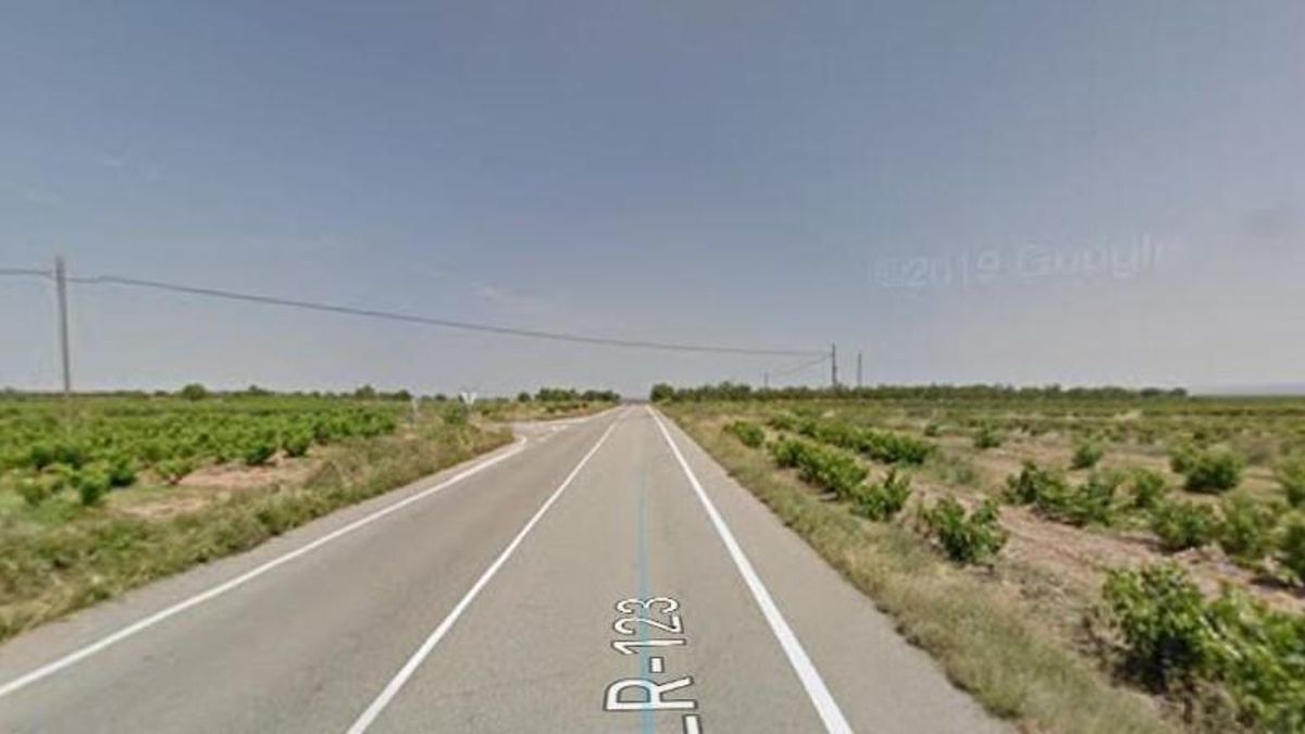 carretera LR-123 cruce tudelilla