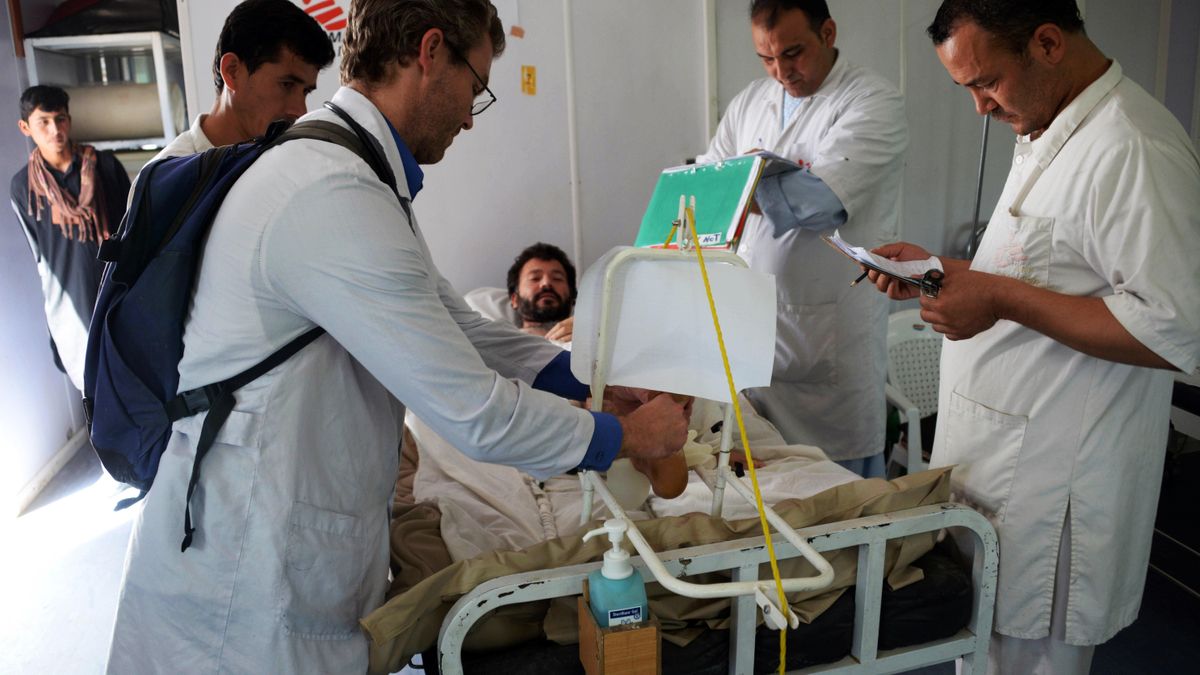 Hospital de Médicos Sin Fronteras en Afganistán