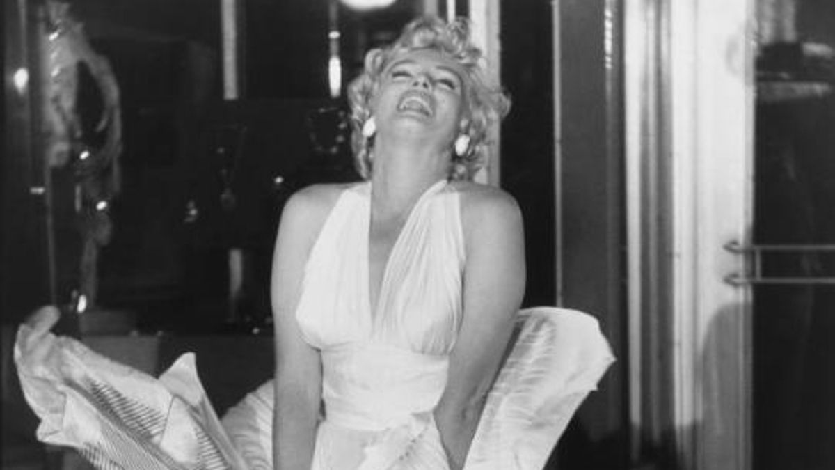 La icónica foto de Marilyn Monroe que se puede ver en el museo Thyssen de Málaga.