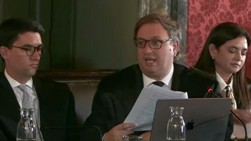 El letrado Juan Antonio Frago de la Asociación Profesional e Independiente de Fiscales (APIF) que ejerce la acusación popular contra Álvaro García Ortiz.