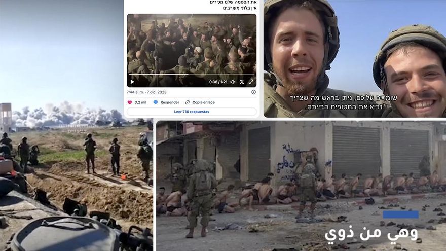 Destrucción, humillación y profanación de tumbas: los vídeos que muestran los abusos del Ejército israelí en Gaza