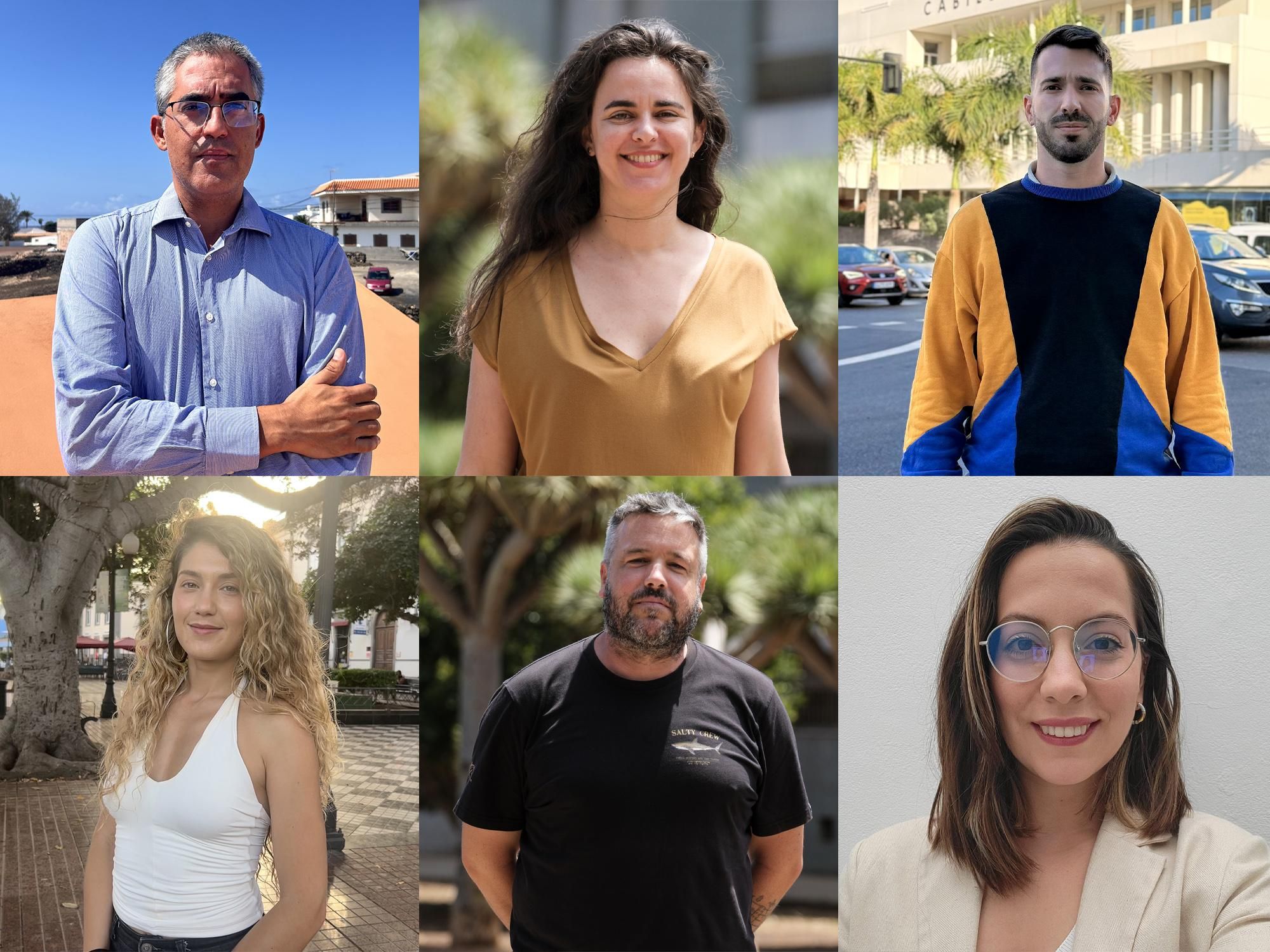 Seis primeros puestos de la candidatura de Drago Canarias por Las Palmas.