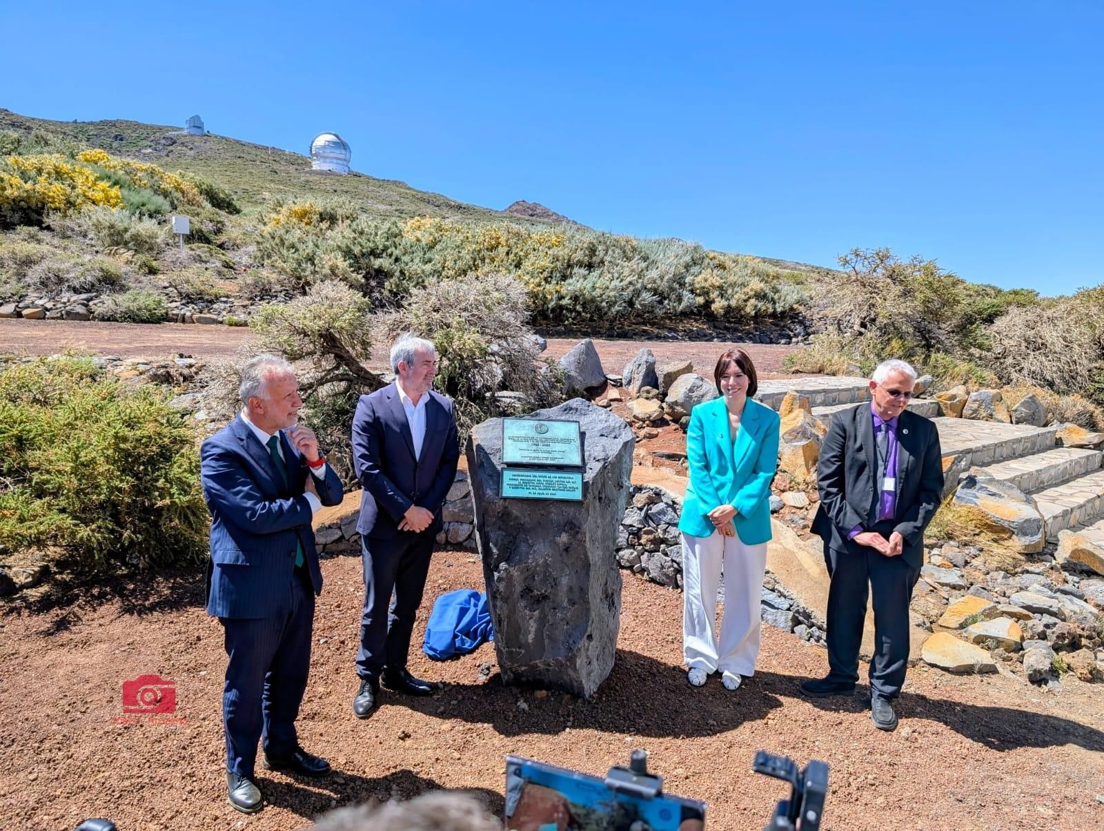 Acto en el Observatorio del Roque de Los Muchachos con motivo del 40 aniversario.