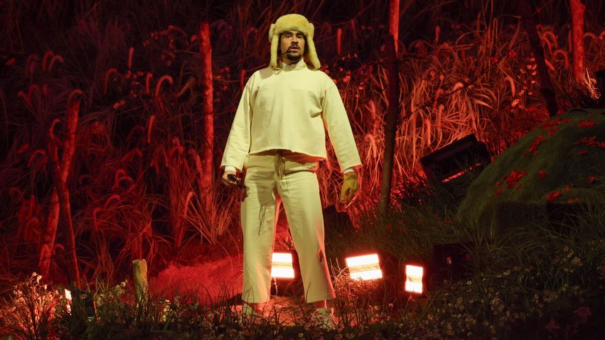 Bad Bunny, durante uno de los conciertos de su residencia 'No Me Quiero Ir De Aquí'