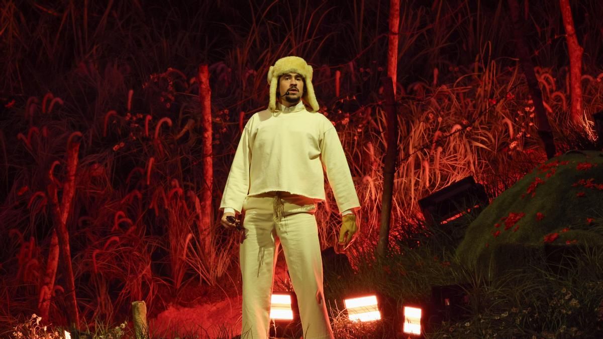 Bad Bunny, durante uno de los conciertos de su residencia 'No Me Quiero Ir De Aquí'