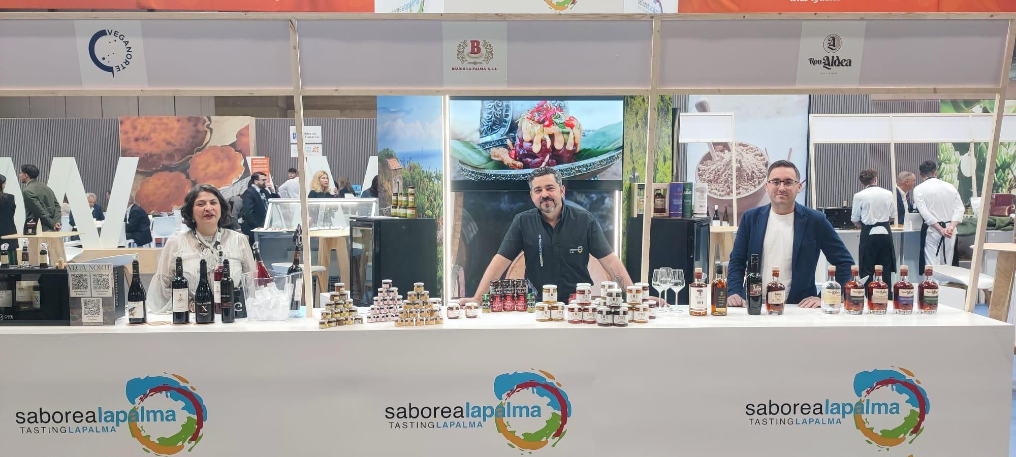 La Palma exhibe su gastronomía y producto local en el Salón Gourmet 2026.