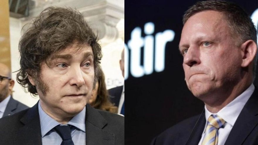 Milei recibe al magnate Peter Thiel en la Casa Rosada y refuerza su vínculo con el poder tecnológico global