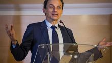 El ministro de Ciencia, Pedro Duque, durante su comparecencia.