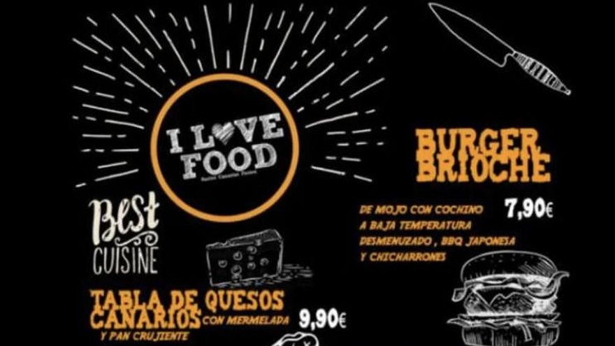Carta de 'I Love Food'