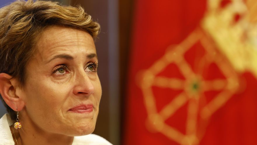 El 'annus horribilis' de Chivite: de las lágrimas por Cerdán a la crisis con sus socios de Gobierno