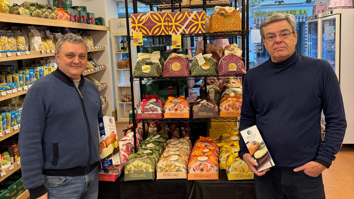 Massimo y Luis, propietarios de Mangitalia