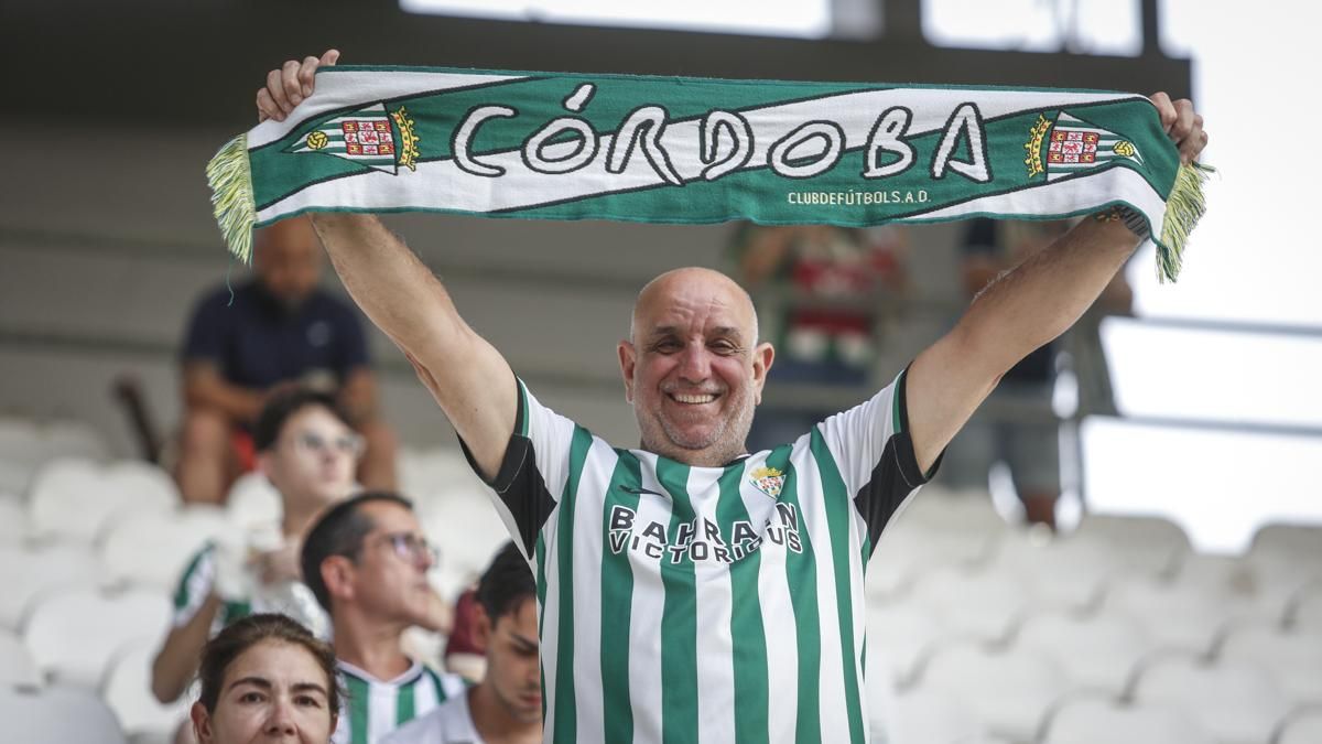 Grada Blanquiverde del Cordoba CF - Sevilla FC