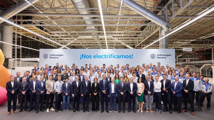 Volkswagen Navarra comienza la producción de su primer modelo eléctrico