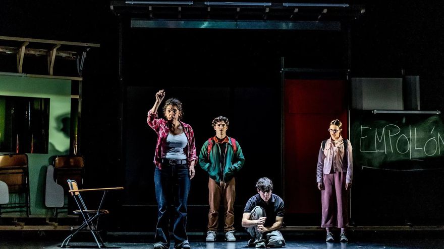 Una escena de 'Invisible', la adaptación teatral de la obra de Eloy Moreno