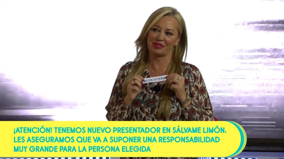 Sigue la rotación en 'Sálvame limón': ahora lo presenta Belén Esteban