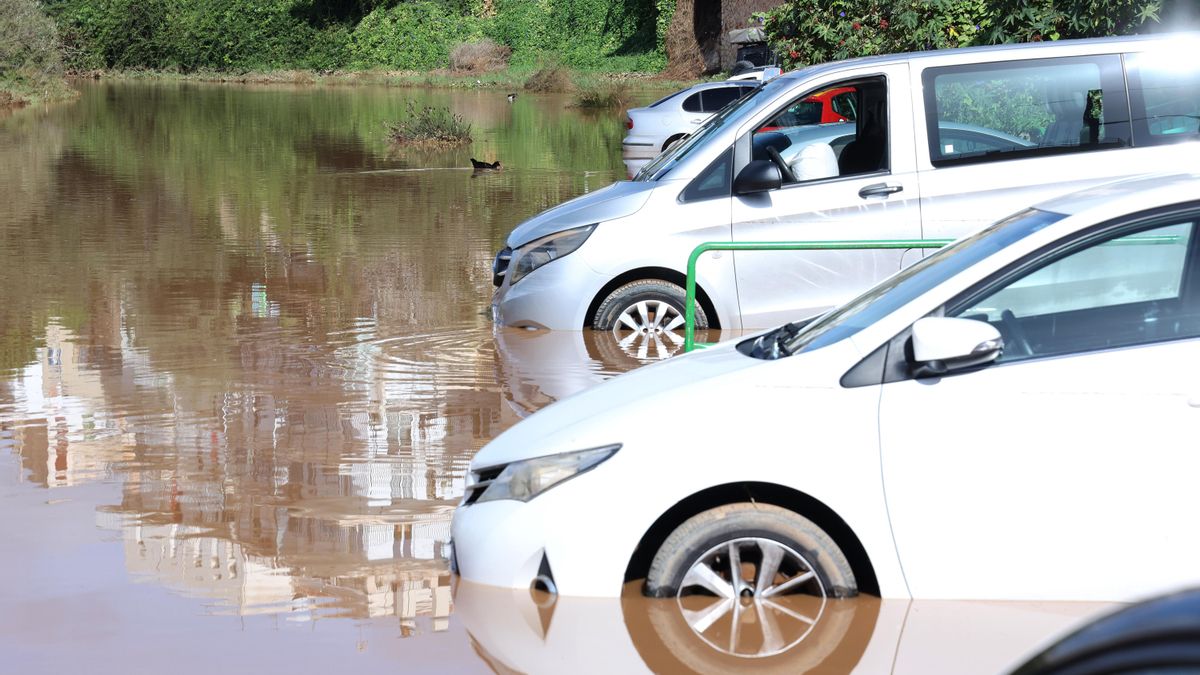 Inundaciones en Porto Cristo como consecuencias de las lluvias, a 28 de octubre de 2024, Porto Cristo.