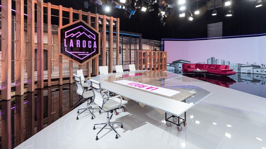 Imagen del plató de 'La Roca'