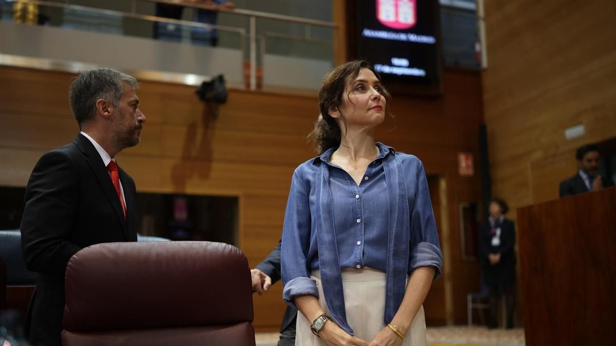 La presidenta de la Comunidad de Madrid, Isabel Díaz Ayuso.